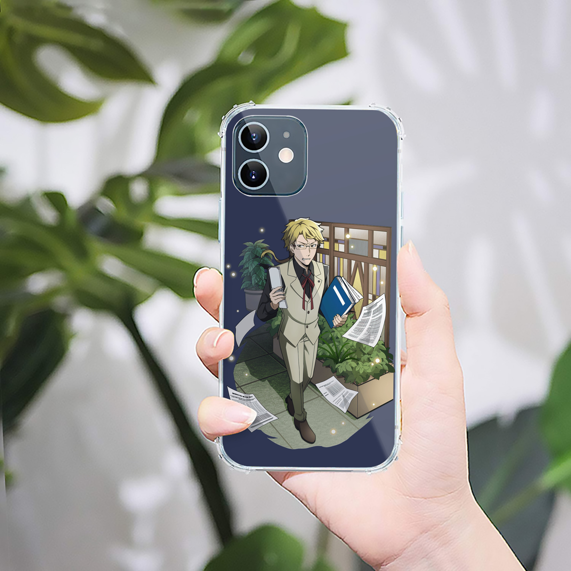（画像用） 文豪ストレイドッグス Bungo Stray Dogs 【iPhone 12シリーズ対応】透明スマホケース（クリアソフトケース）
